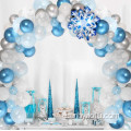 Navidad Blancanieves Blancas Blue Blue Purple Balloon Arch Kit